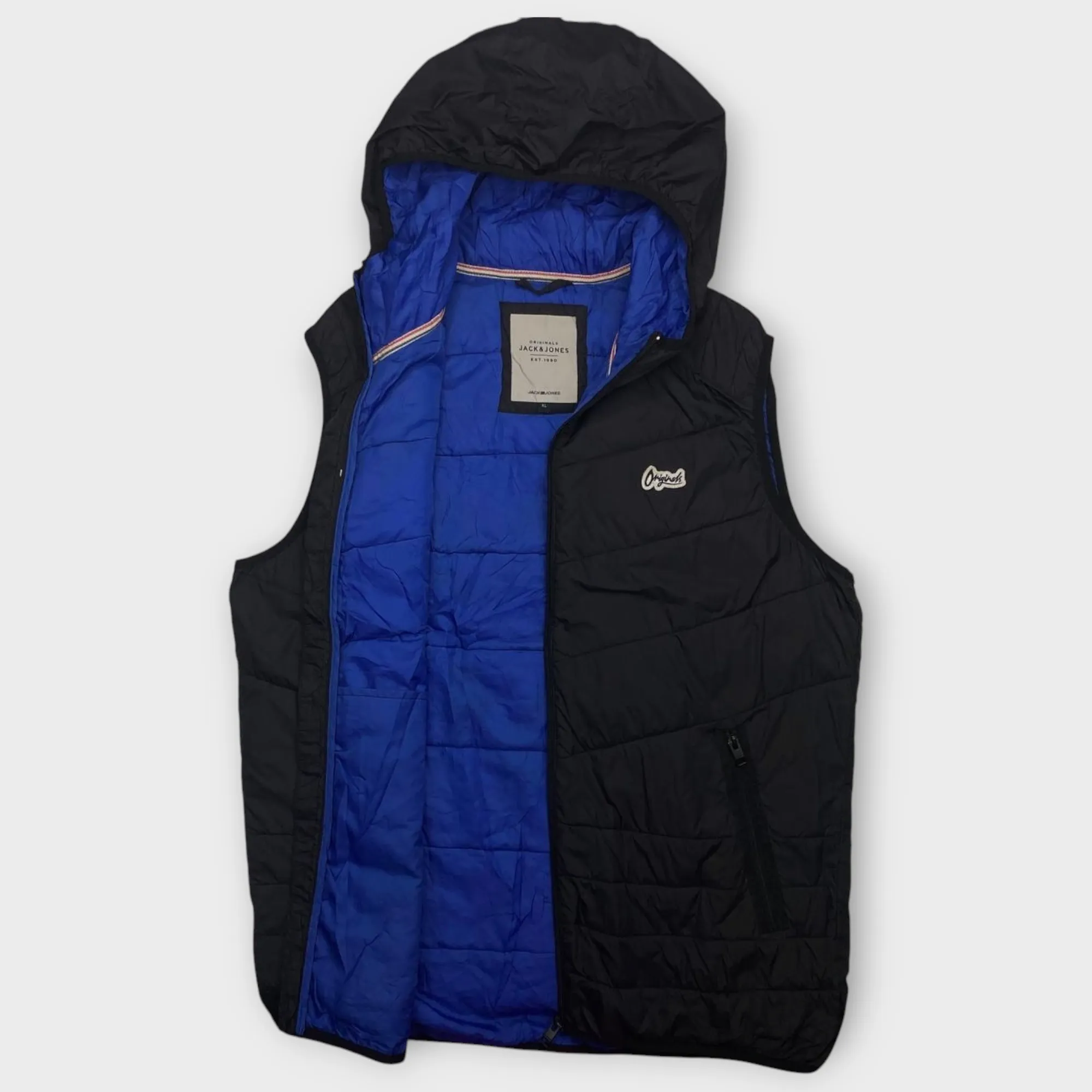  Jack & Jones Hooded Puffer Vest (L-XL)