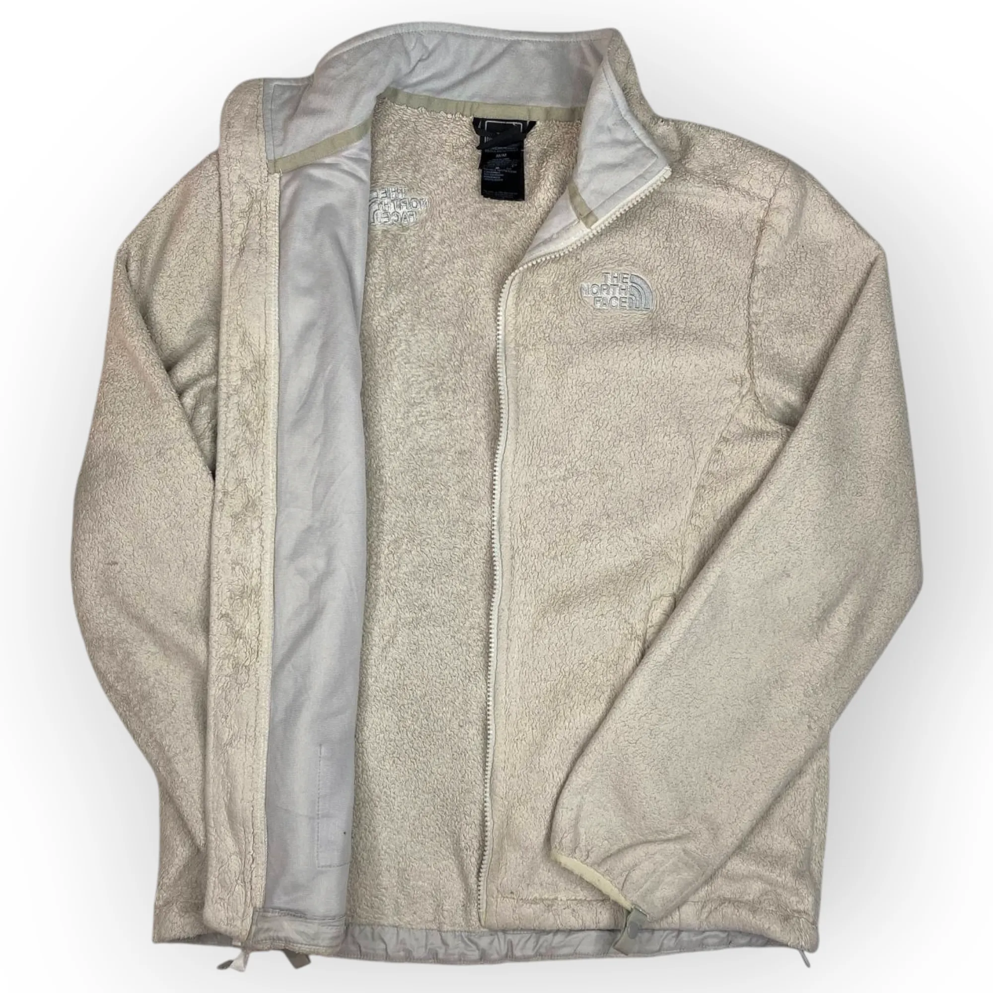 Women The North Face Zip Up Fur (M)