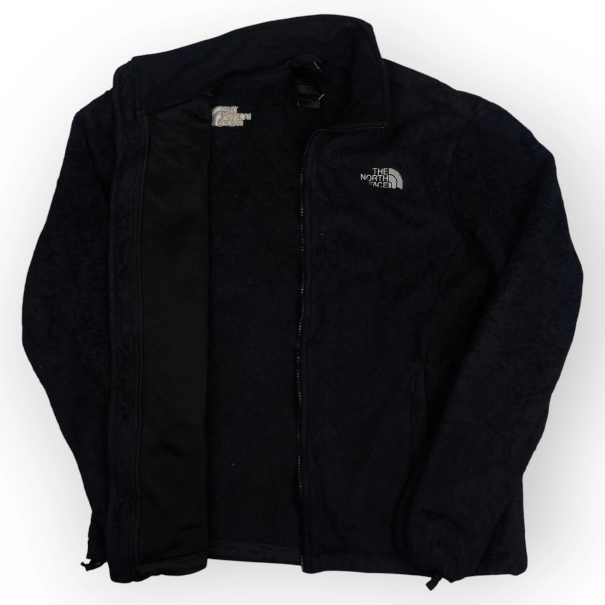 Women The North Face Zip Up Fur (L)