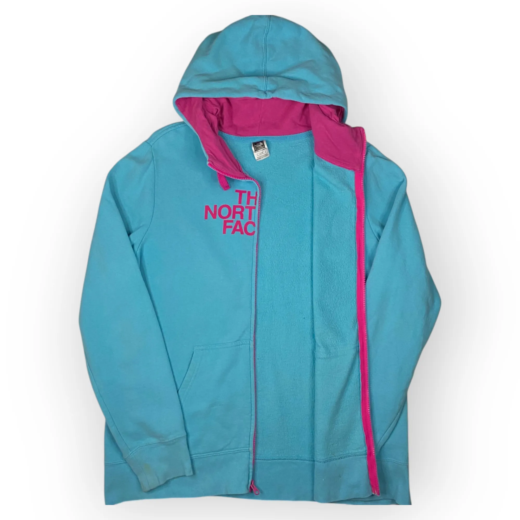 Women The North Face Zip Up Hoodie (XL)
