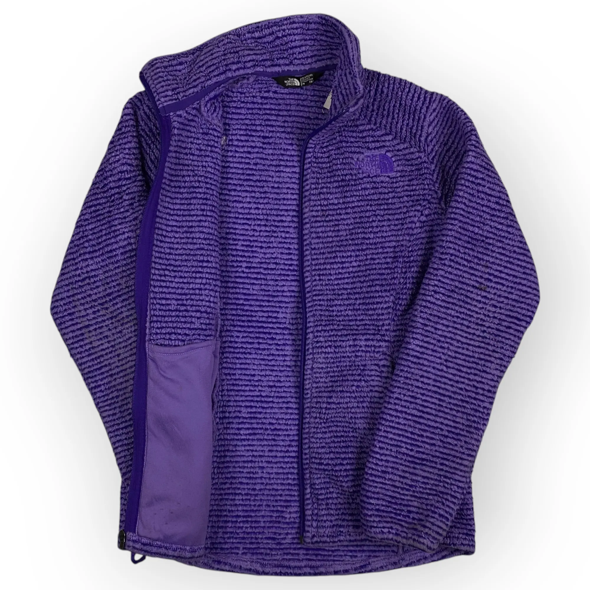 Girls The North Face Zip Up Fur (M)