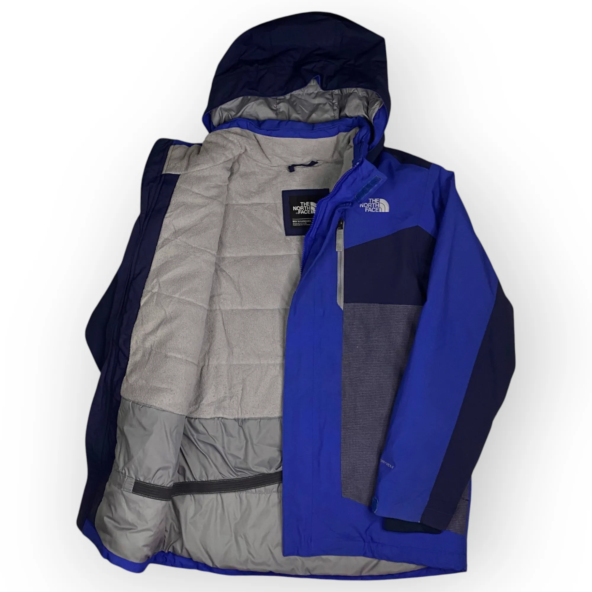 Boys The North Face Hooded Ski Jacket (L)