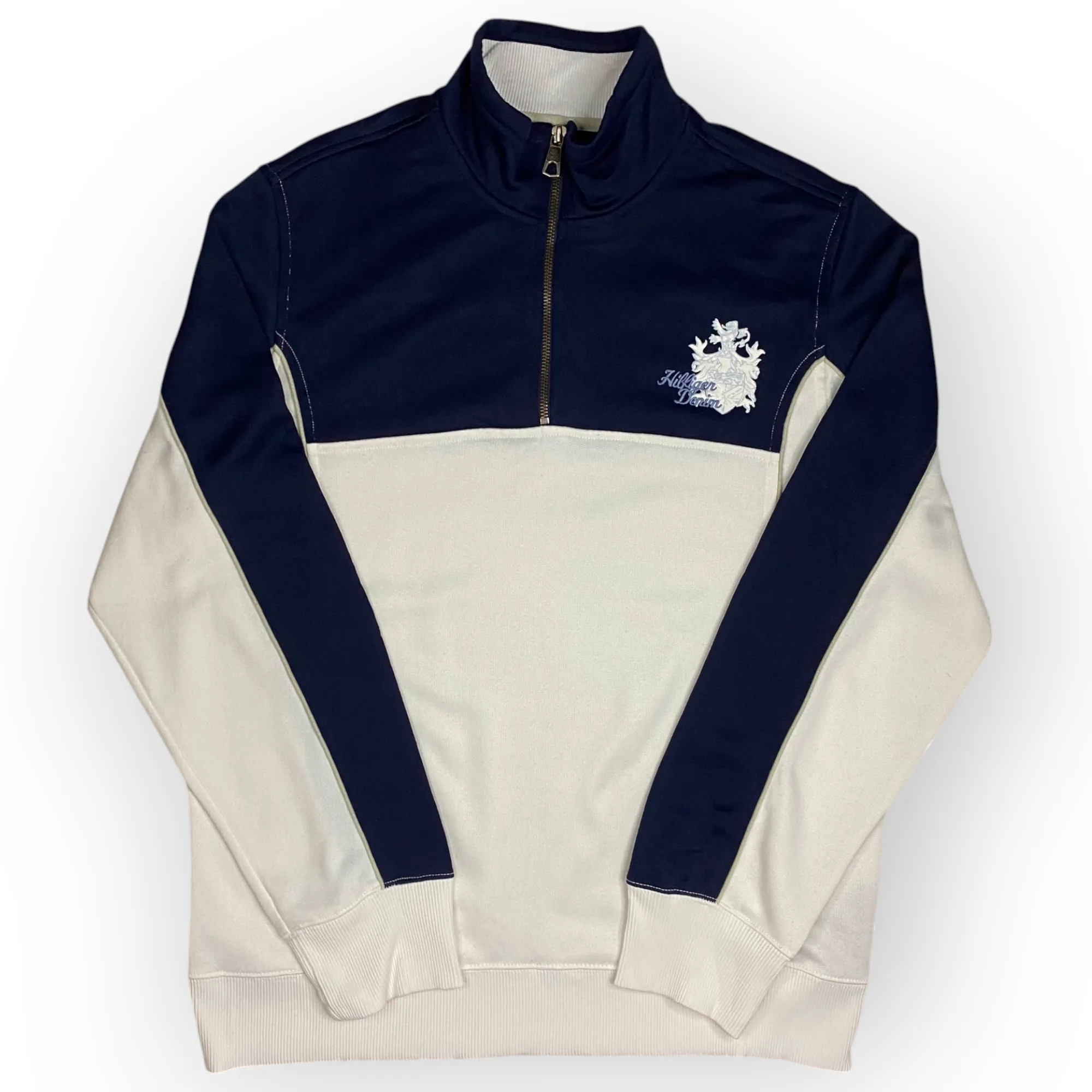  Tommy Hilfiger Quarter Zip Sweatshirt (L)