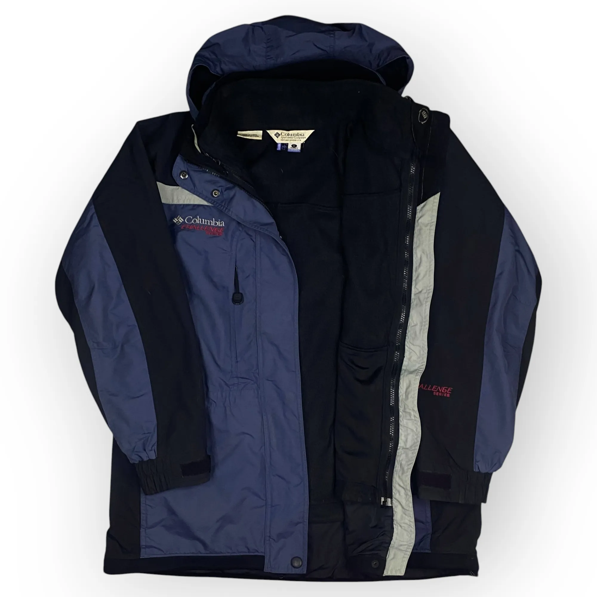 Women Columbia 2 in 1 Hooded Ski Jacket (XL)